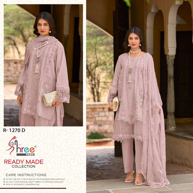 1270 A To D By Shree Viscose Cotton Pakistani Readymade Suits Wholesale Market In Surat